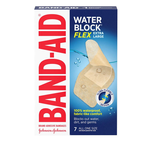 BAND AID WATER BLOCK FLEX XL  7CT