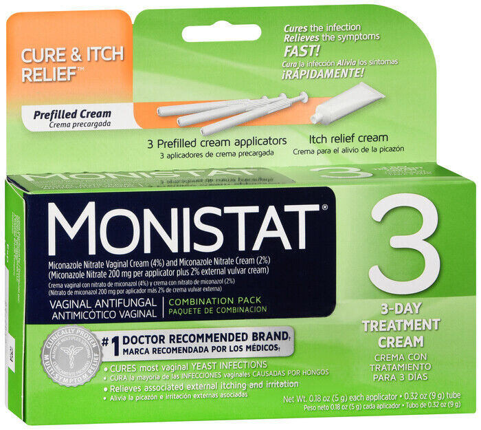 Monistat 3 Cream Combo Pack