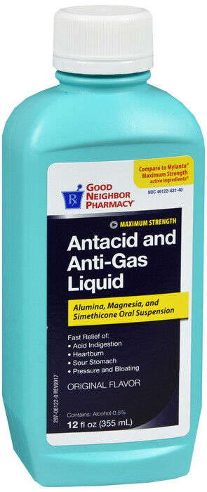 GNP ANTACID MAX STRGTH ORIG LIQ 12OZ   mag hydrox/aluminum hyd/simeth ORAL