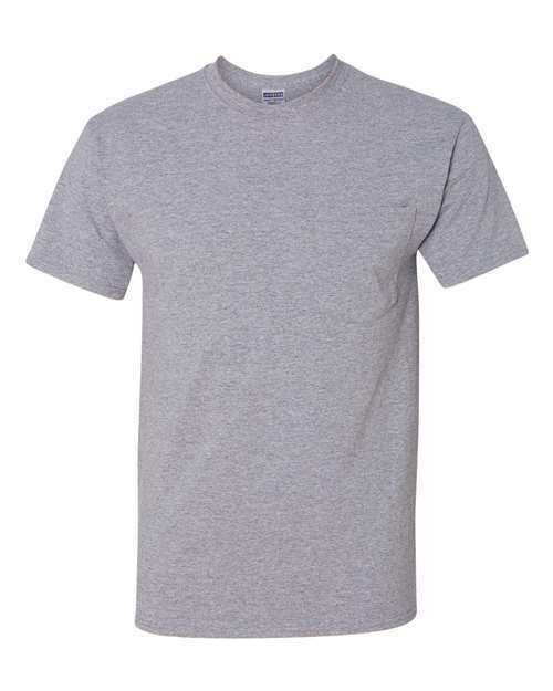 Jerzees Men's  29MP 50/50 Cotton Blend Pocket Tee T-Shirt