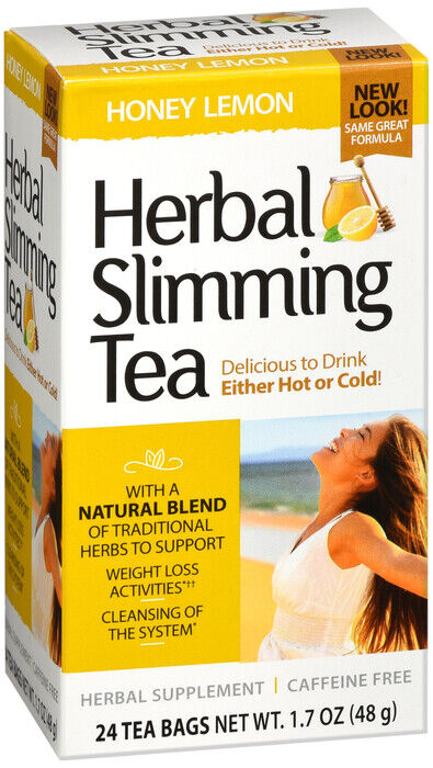 HERBAL SLIMMING  TEA HONEY LEMON 24CT 21ST CENTURY