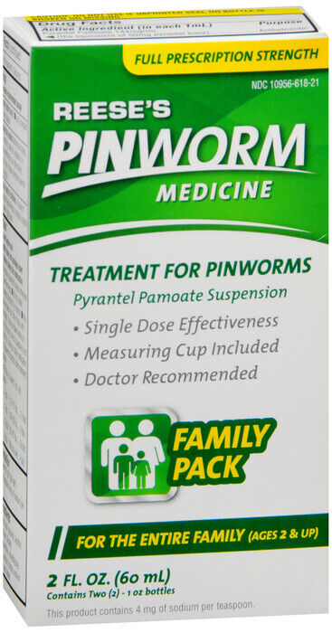 REESE'S PINWORM MEDICINE 144MG/ML SUS 60ML(2OZ) FAMILY SIZE