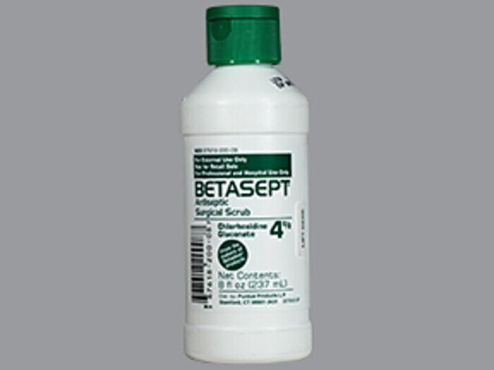 BETASEPT SCRUB 4% 8OZ   chlorhexidine gluconate 4% ( (SAME FORMULA AS HIBICLENS)