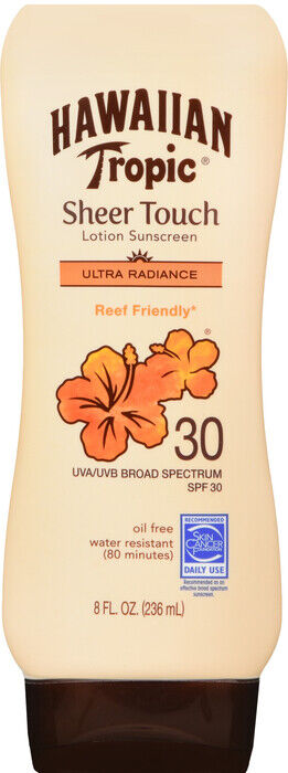 HAWAIIAN  TROPIC SHEER TOUCH LOTION SPF30 8OZ