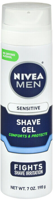 NIVEA MEN SHAVE GEL SENSiTIVE 7OZ