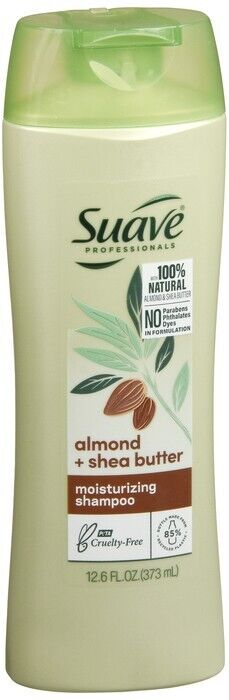 Suave Professionals Moisturizing Shampoo Almond & Shea Butter 12.6oz Pack of 3