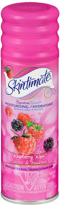 SKINTIMATE SHAVE GEL RASPBERRY RAIN 7OZ