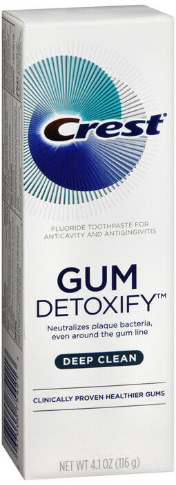 CREST GUM DETOXIFY DEEP CLEAN TOOTHPASTE  4.1 OZ