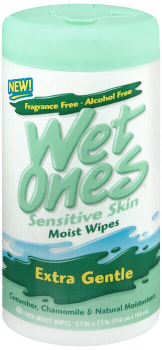 WET ONES SENSITIVE SKIN 40CT