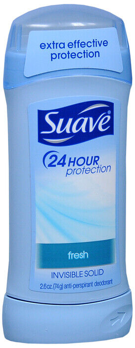 SUAVE ANTIPERSPIRANT INVISIBLE SOLID FRESH 2.6OZ