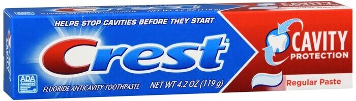 2 pack CREST Cavity Protection Toothpaste Regular 4.2 Oz