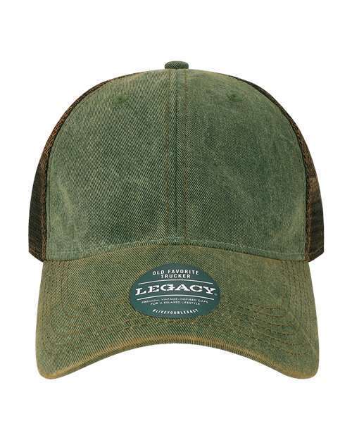 LEGACY Old Favorite Trucker Cap Men's Adjustable Mesh FREE WORLDWIDE SHIPPING