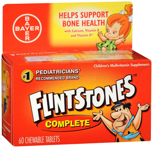 FLINTSTONE MULTIPLE CHEWABLE COMPLETE SUPPLEMENT 60 CT