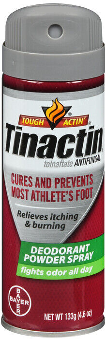 TINACTIN DEODORANT SPRAY POWDER VALUE SIZE 4.6OZ