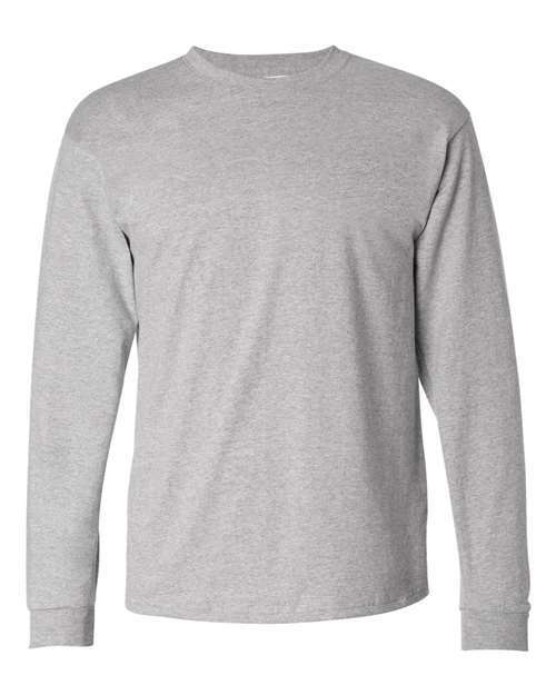 Hanes Brand  6 oz. 100% Cotton Long Sleeve T-Shirt Mens S-3XL Tagless Tee