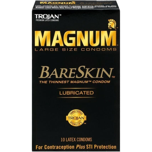 Trojan Magnum BareSkin Thinnest Large Lubricated Condoms 10ct