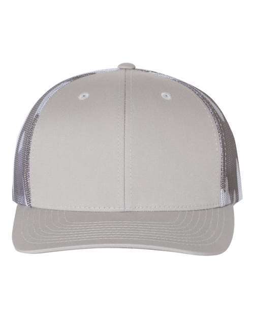 Richardson 112PM Printed Mesh Trucker Precurved Visor Ballcap Hat