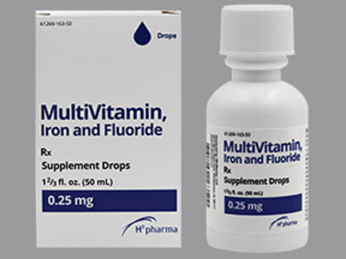 PEDIATRIC MULTIVITAMIN IRON & FLUORIDE  0.25MG DROP 50ML