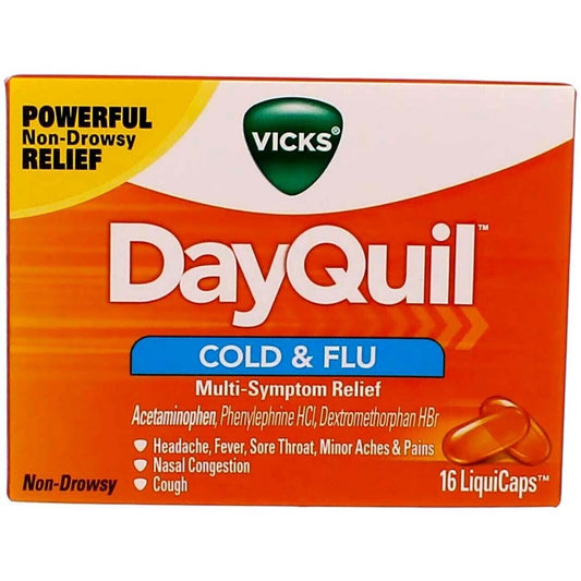 DayQuil Cold & Flu Liquid Capsules 16ct