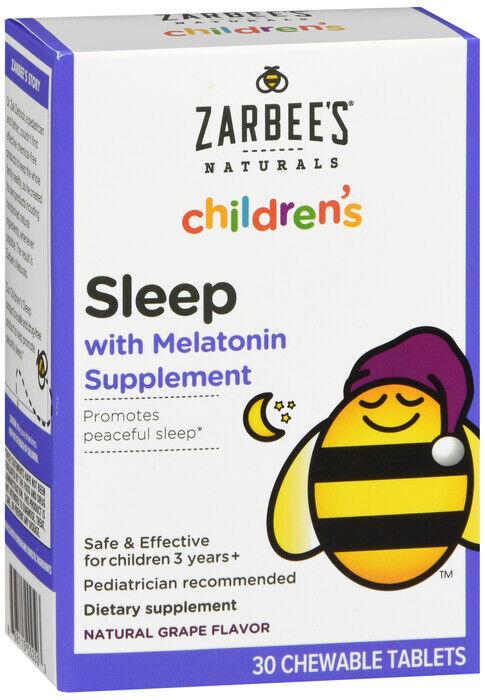 ZARBEES CHILD SLEEP TABLET GRAPE 30CT