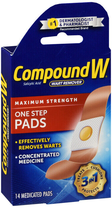 Compound W Maximum Strength One Step Pads 14ct