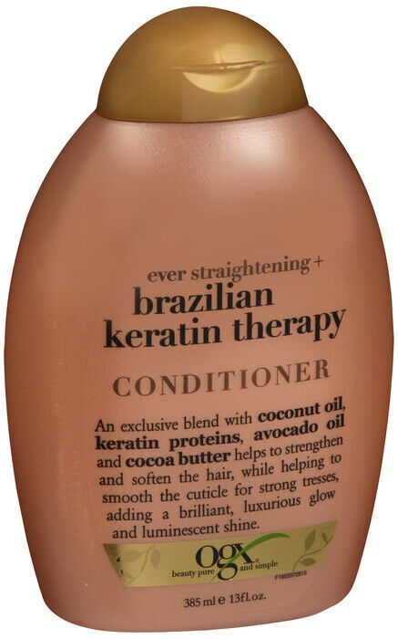 OGX EVER STRAIGHT BRAZALIAN KERATIN  THERAPY CONDITIONER  13OZ