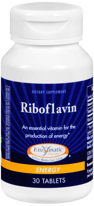 RIBOFLAVIN 400MG TABLET 30CT SCHWABE