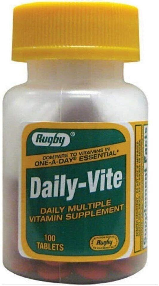 DAILY-VITE MULTIVITAMIN TAB 100