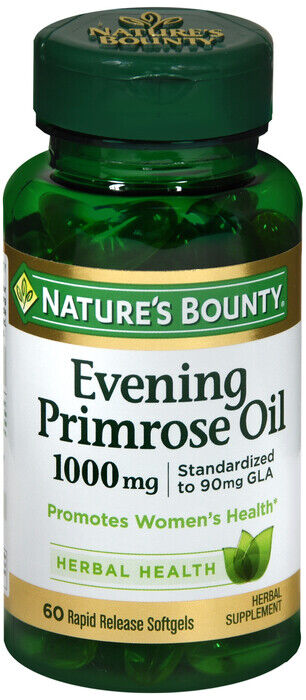 NATURES BOUNTY EVENING PRIM ROSE OIL  1000 MG SGC 60