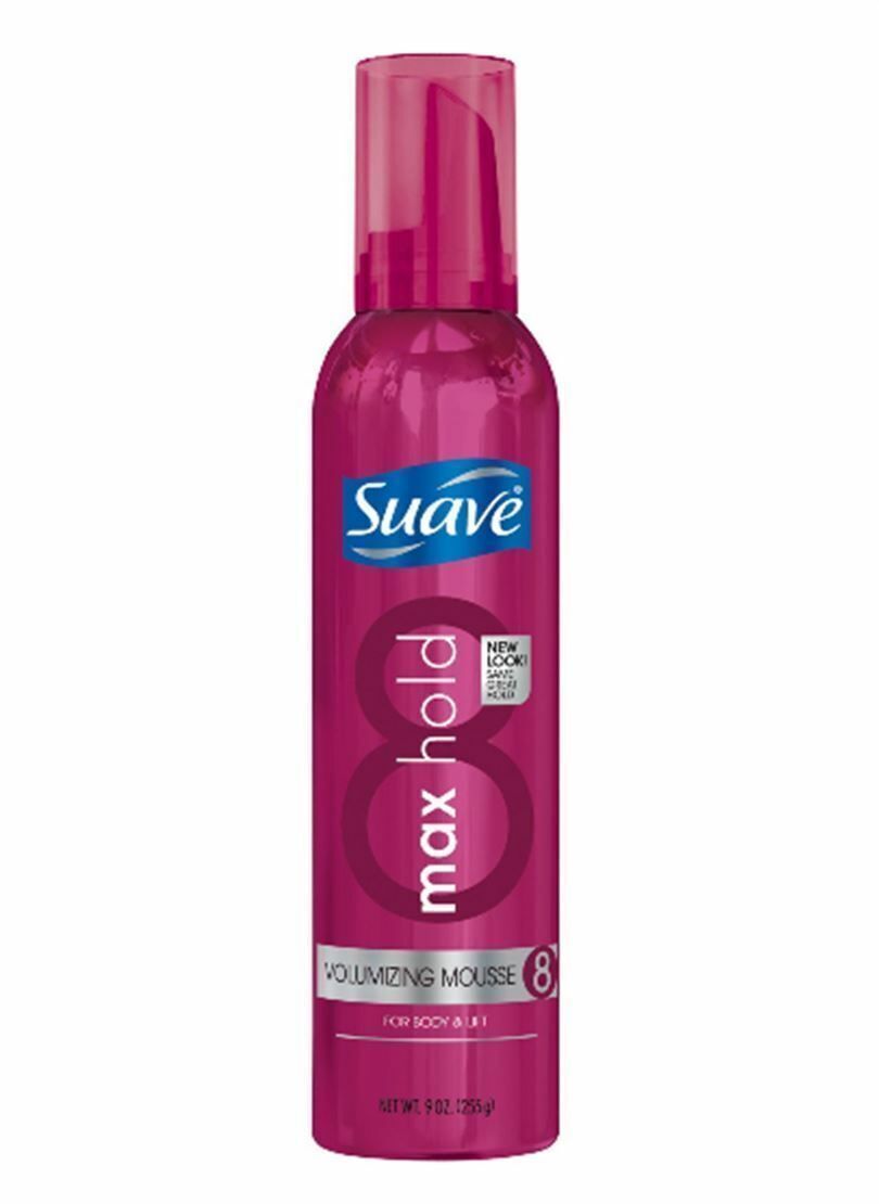 Suave Max Hold Volumizing Mousse 9 oz X 2 BOTTLES