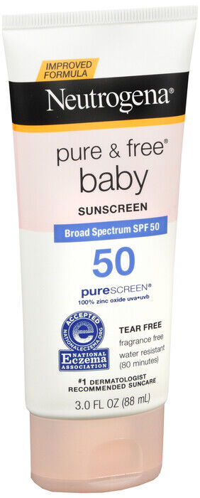 NEUTROGENA PURE BABY SPF 50 LOTION 3oz