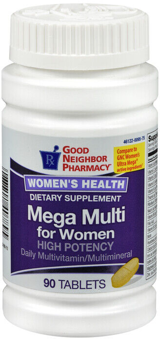 GNP MEGA MULTIVITAMIN  FOR WOMEN TAB 90 CT