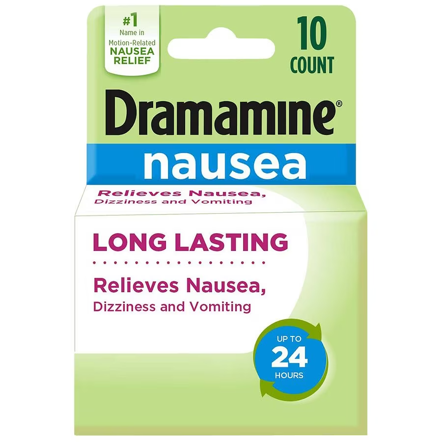 DRAMAMINE-N LONG LASTING TAB 10CT