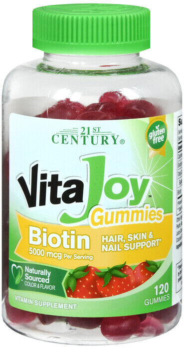 21st Century Vitajoy Biotin 5000mcg Gummy 120 count