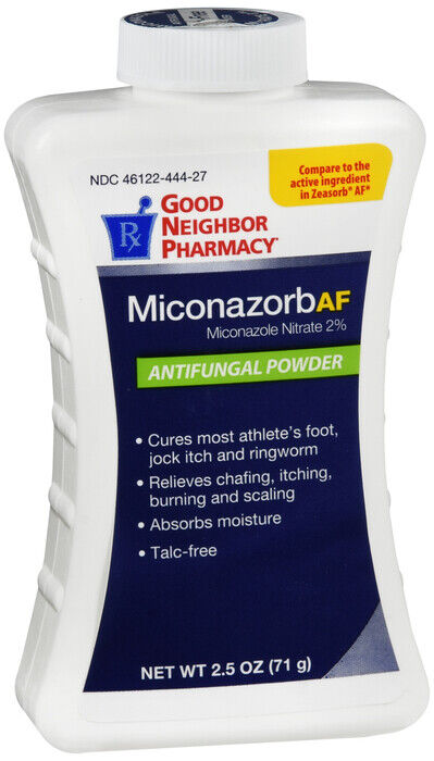 GNP MICONAZORB AF 2% TALC-FREE POWDER 2.5 OZ  COMPARE TO ZEASORB