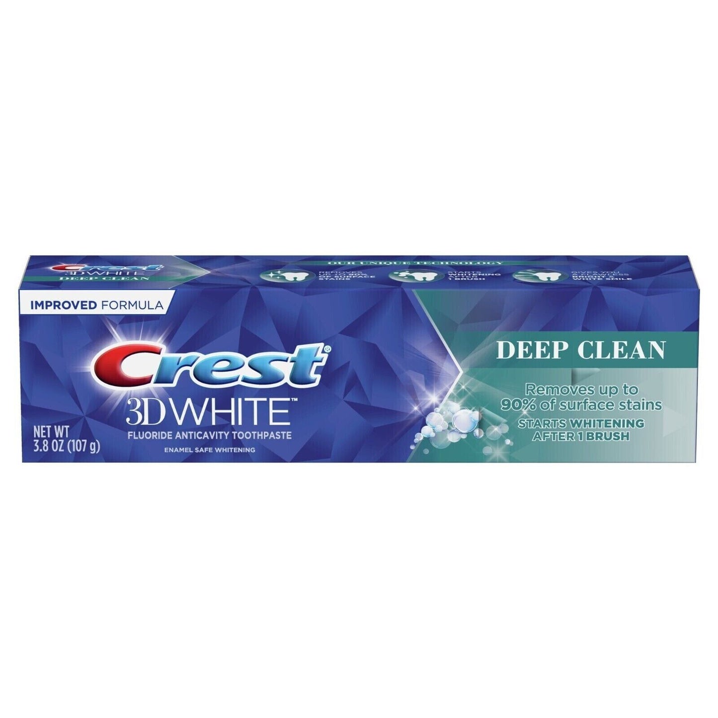 Crest 3D White Deep Clean Toothpaste 3.8oz