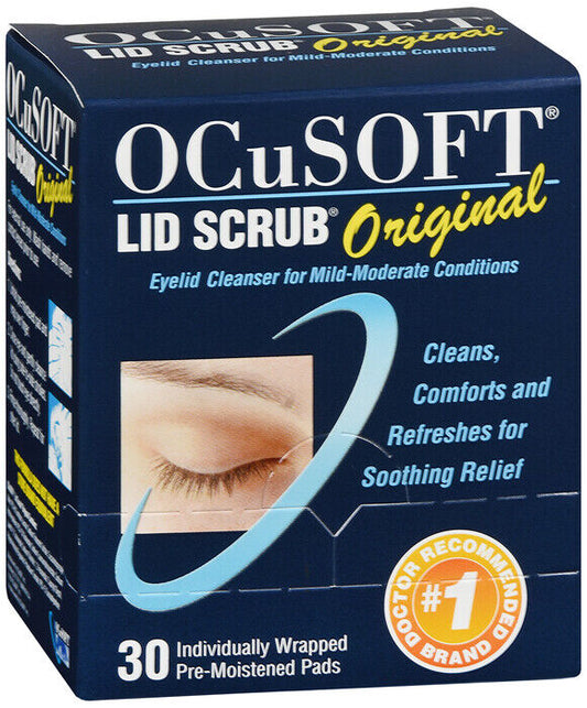 OCUSOFT EYE LID SCRUB PAD 30CT ORIGINAL