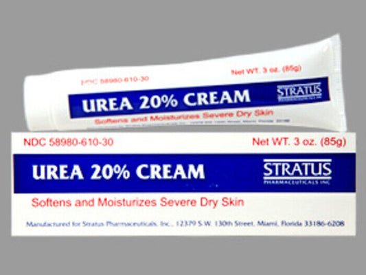 STRATUS Urea 20% Cream 3oz - FRESH PHARMACY  x 2 tubes