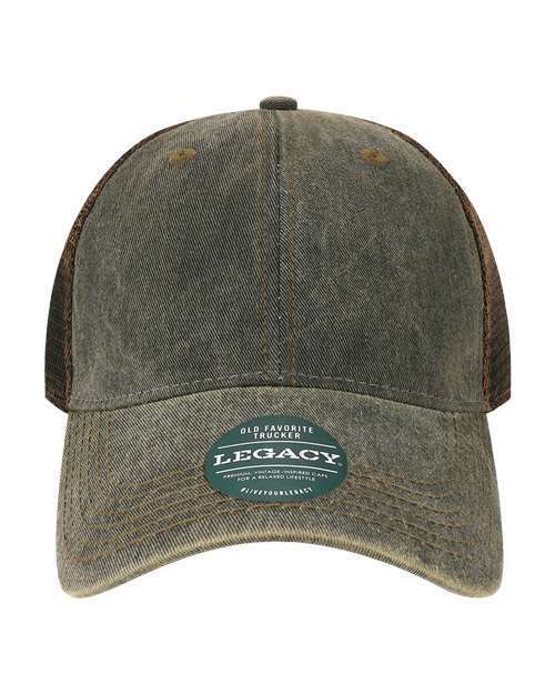 LEGACY Old Favorite Trucker Cap Men's Adjustable Mesh FREE WORLDWIDE SHIPPING