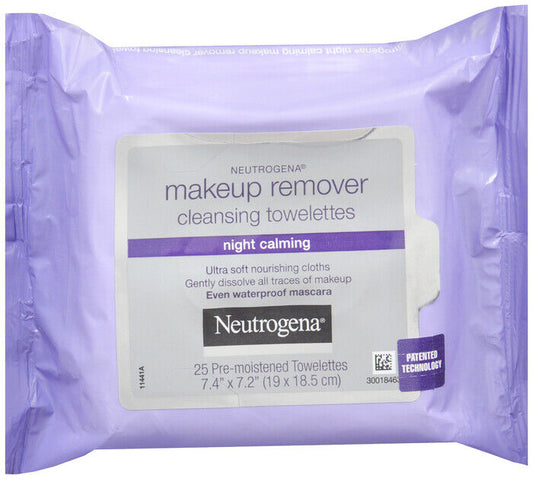 NEUTROGENA MAKEUP REMOVER CLOTH CALM 25CT