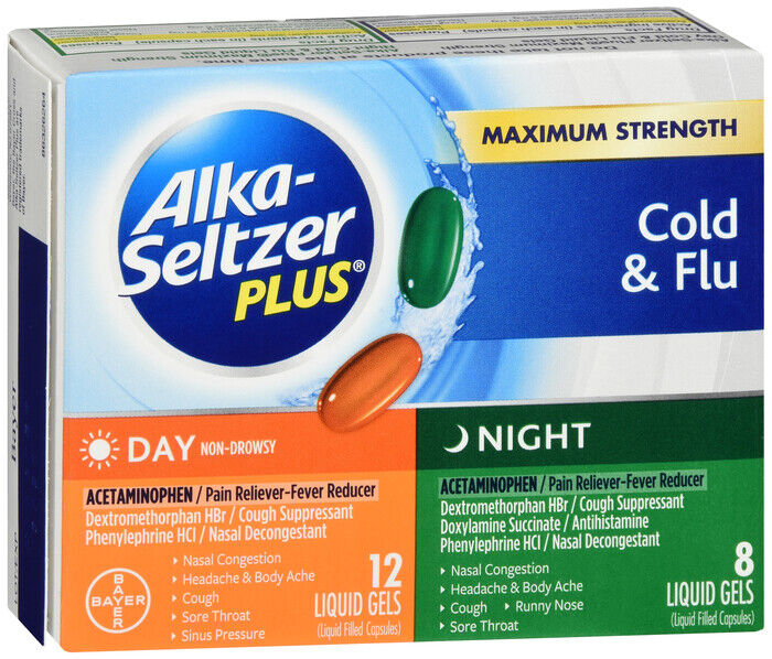 ALKA-SELTZER PLUS LIQUIGEL DAY/NITE 20CT