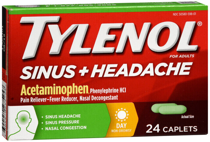 TYLENOL SINUS CONGESTION DAY CAPLET 24CT