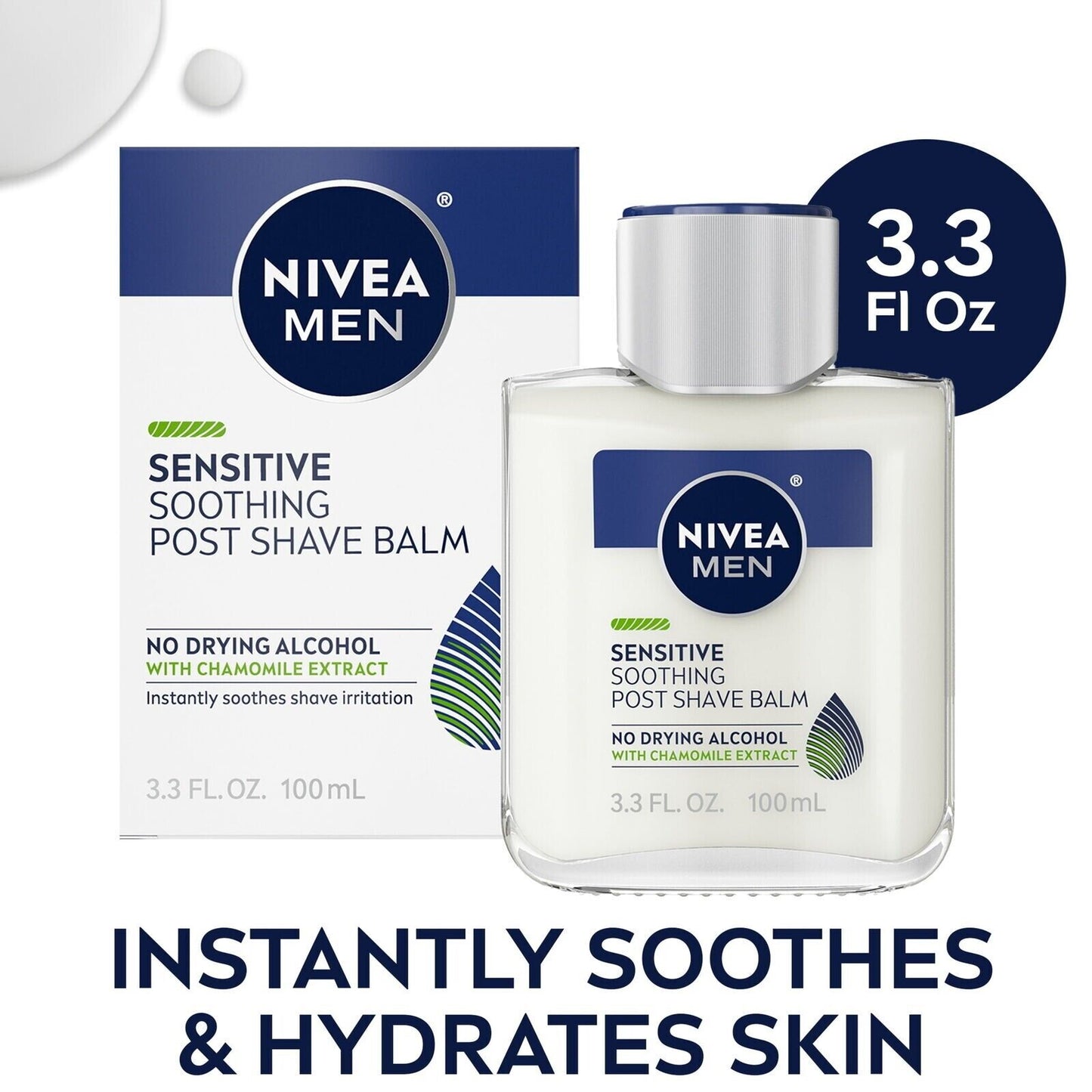 Nivea Men Sensitive Post Shave Balm 3.3 fl oz (100 ml)