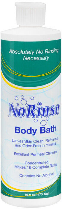 NO RINSE BODY BATH LIQUID 16OZ