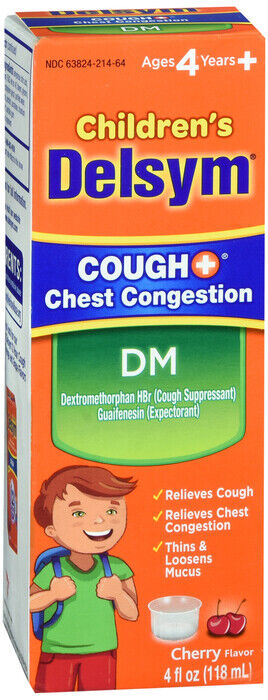 DELSYM CHILD COUGH+DM CONGEST LIQ 4OZ