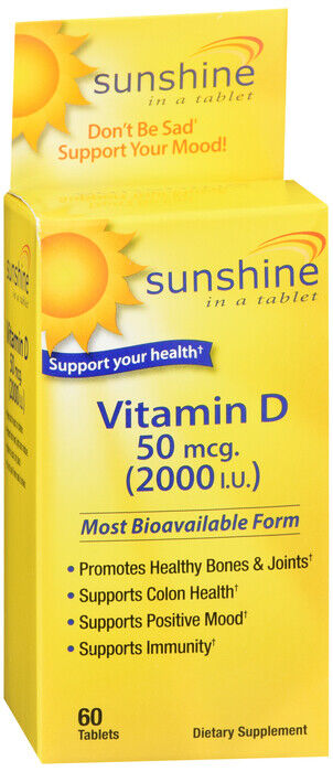 WINDMILL VITAMIN D 2000IU SUNSHINE TABLET 60CT