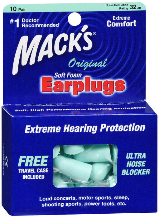 MACKS EAR PLUG ULTR FOAM TEAL NRR32 10PR