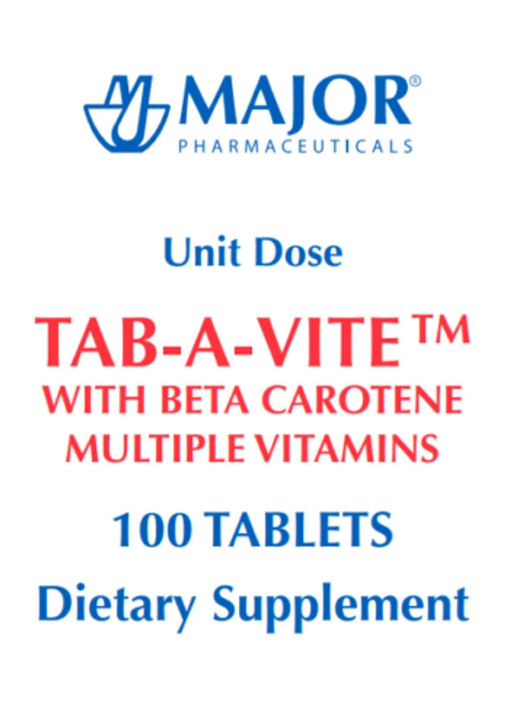 TAB-A-VITE RED TABLET 100 UNIT DOSE   multivitamin with folic acid ORAL 400 MCG