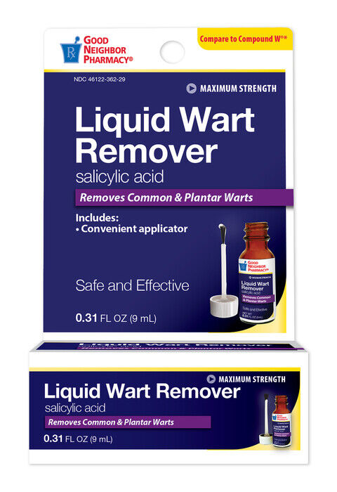 GNP WART REMOVER LIQUID 0.31OZ    salicylic acid TOPICAL LIQUID 17 %