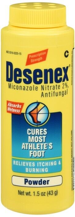 Desenex Miconazole Nitrate 2% Antifungal Foot Powder Itch & Burn Relief 1.5oz